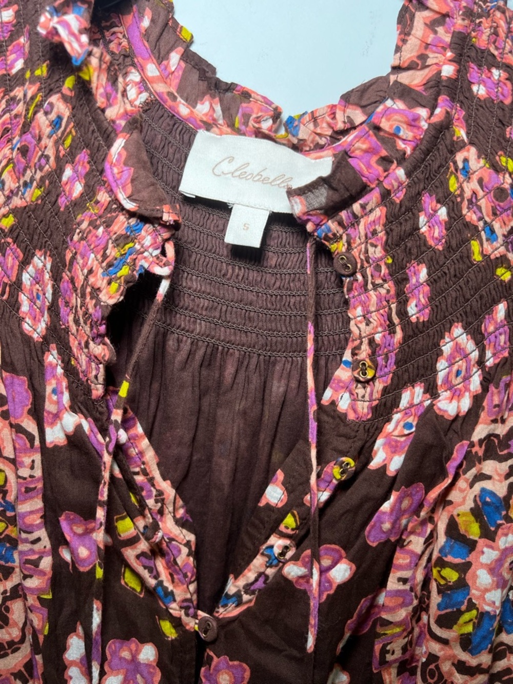 Cleobella Indira Ankle Dress in Avalon Size S - Picture 6 of 13